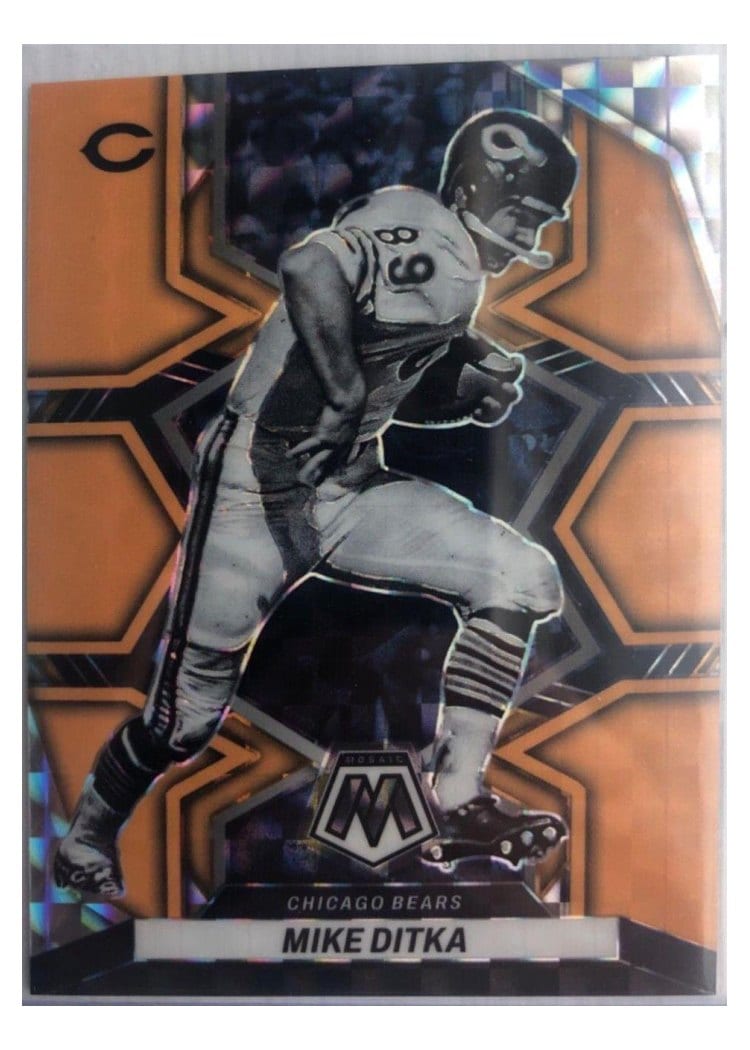 2022 Panini Mosaic Base Set Mike Ditka #38 card