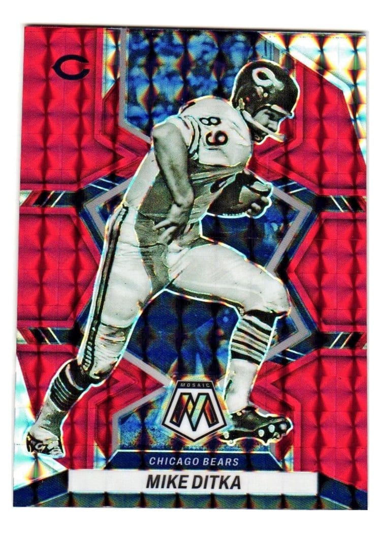 2022 Panini Mosaic Base Set Mike Ditka #38 card