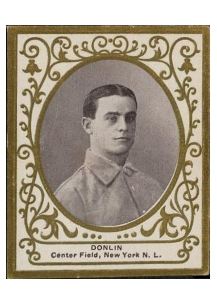 1909 T204 Ramly Mike Donlin card