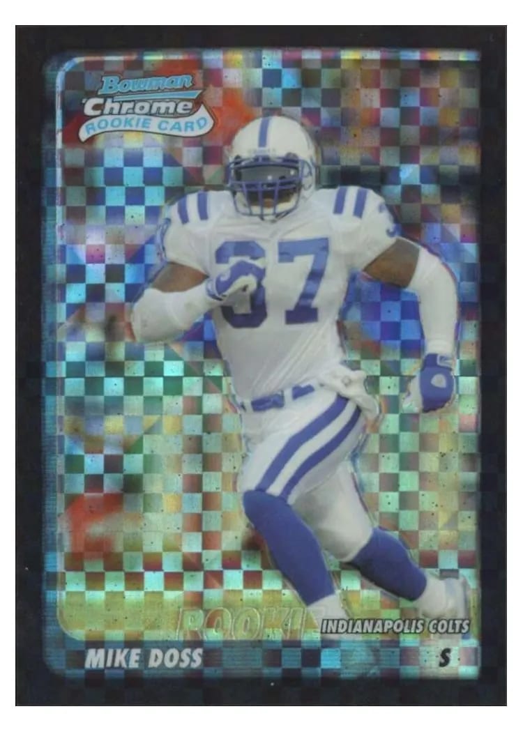2003 Bowman Chrome Mike Doss #193 card