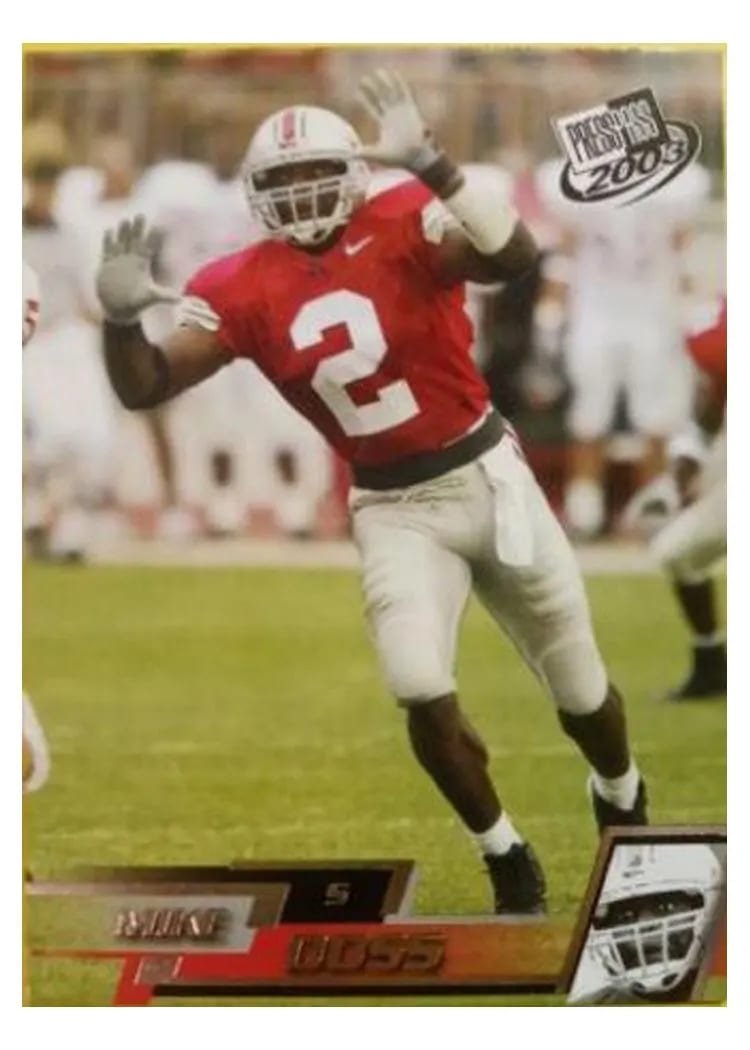 2003 Press Pass Mike Doss #44 card