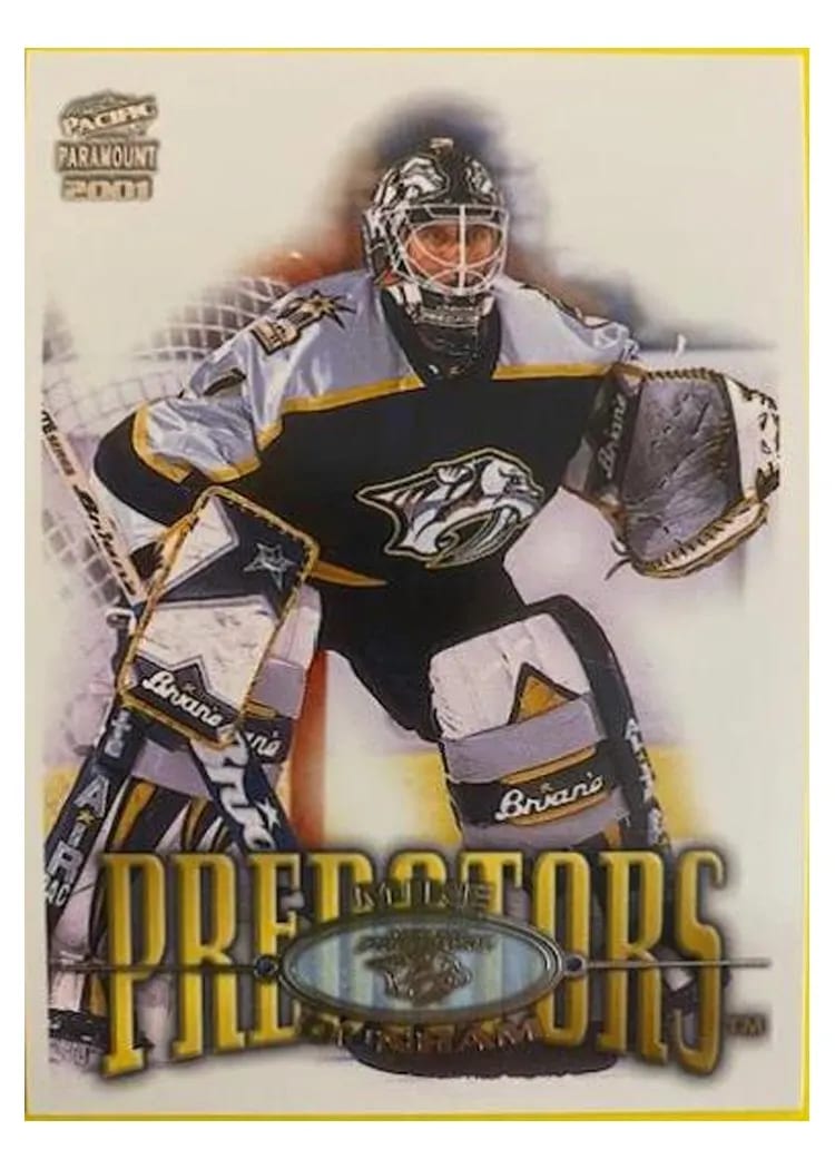 2000 Pacific Paramount Mike Dunham #134 card
