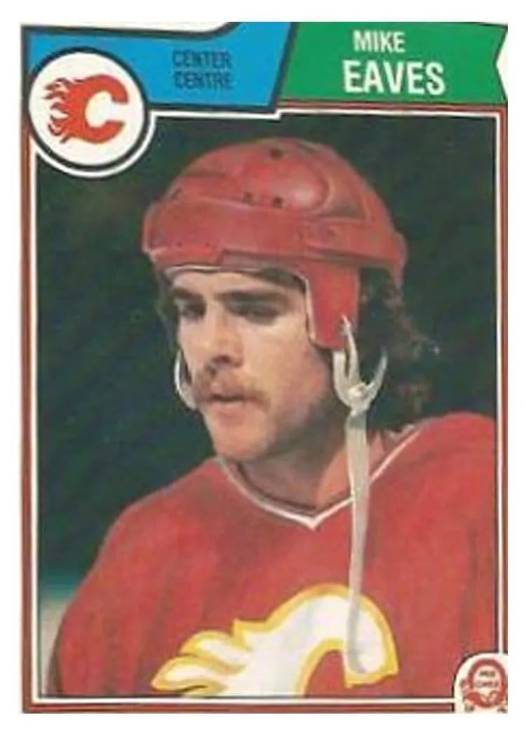 1983 O-Pee-Chee Mike Eaves #79 card