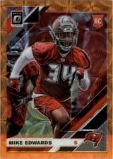2019 Donruss Optic Mike Edwards #136 card