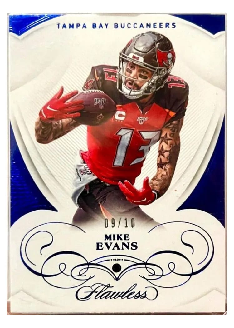 2019 Panini Flawless Base Ruby Mike Evans #62 card