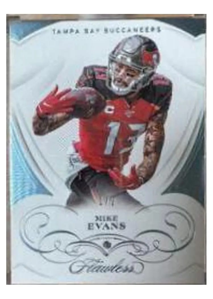 2019 Panini Flawless Base Ruby Mike Evans #62 card
