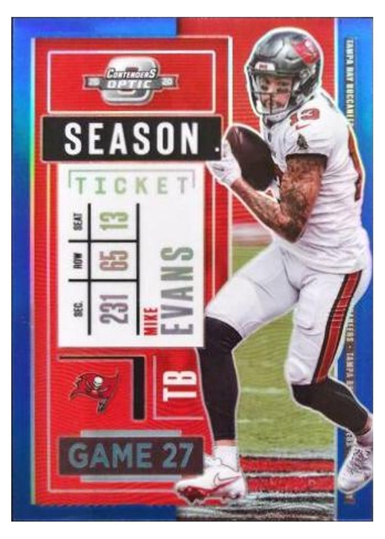 2020 Panini Contenders Optic Base Set Mike Evans #55 card