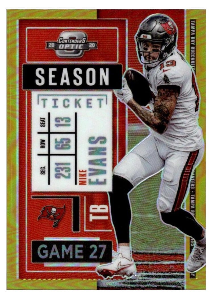 2020 Panini Contenders Optic Base Set Mike Evans #55 card