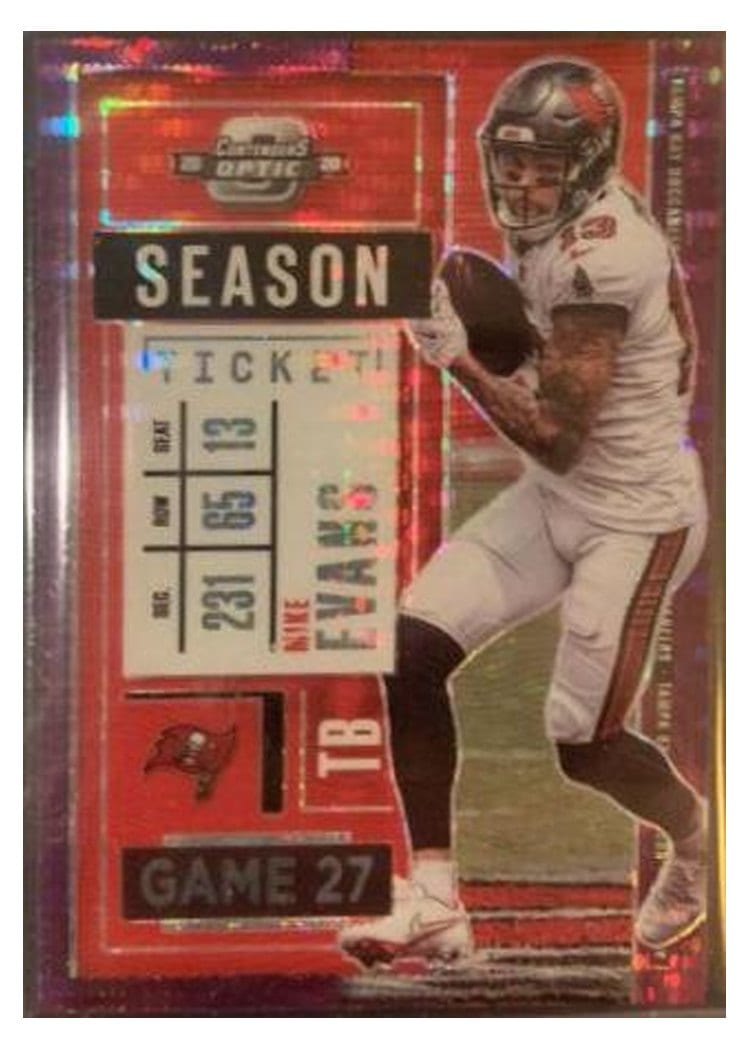 2020 Panini Contenders Optic Base Set Mike Evans #55 card