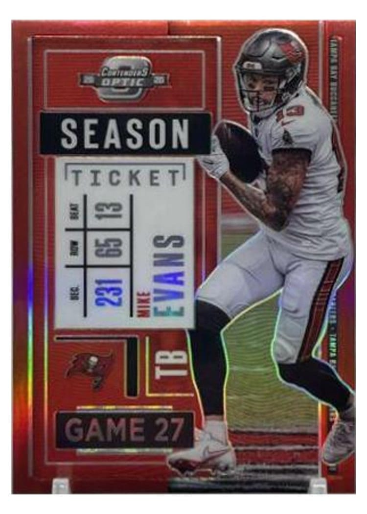 2020 Panini Contenders Optic Base Set Mike Evans #55 card