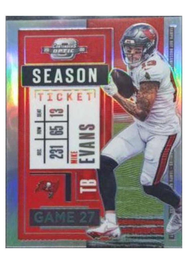 2020 Panini Contenders Optic Base Set Mike Evans #55 card