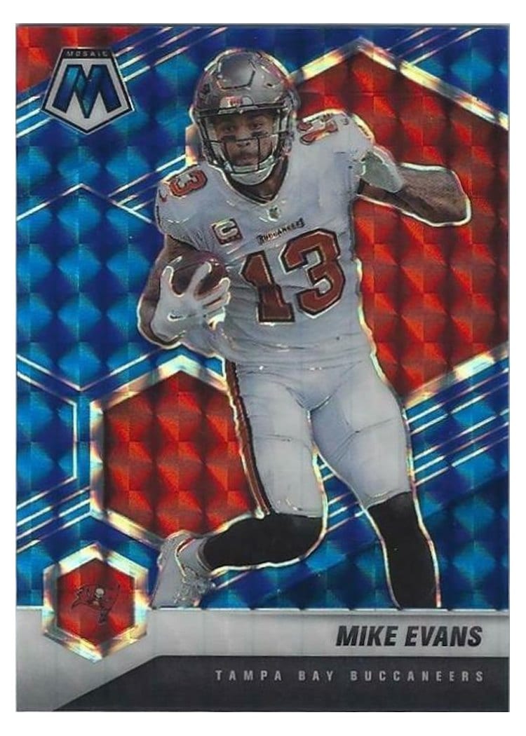 2021 Panini Mosaic Base Set Mike Evans #189 card