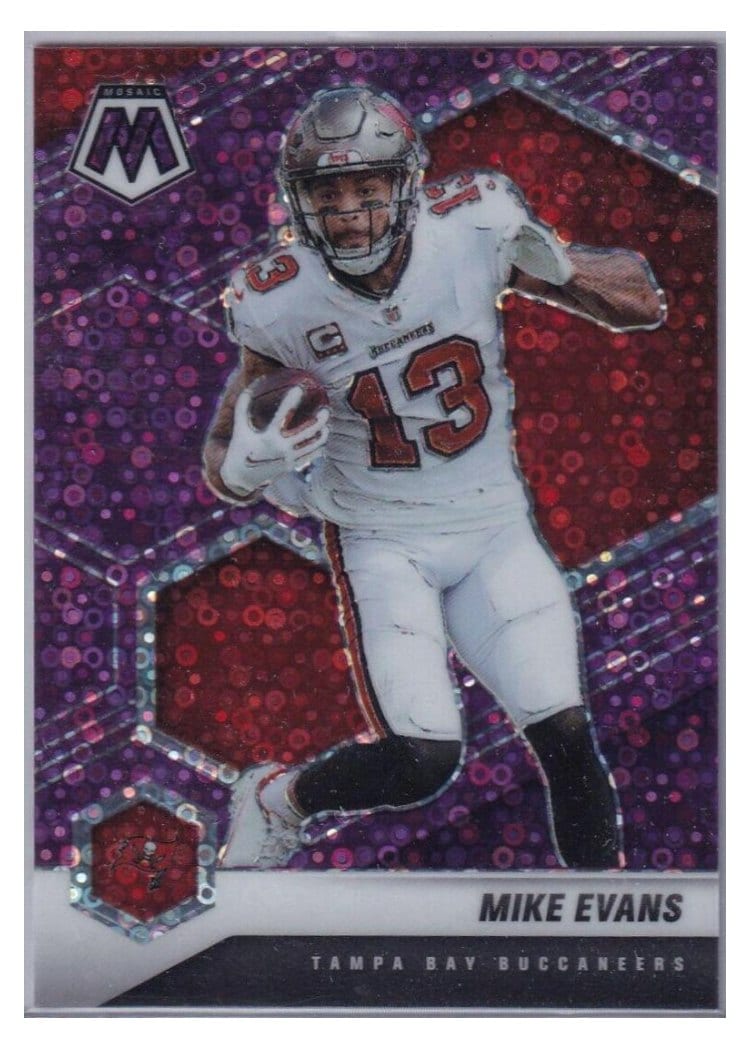 2021 Panini Mosaic Base Set Mike Evans #189 card