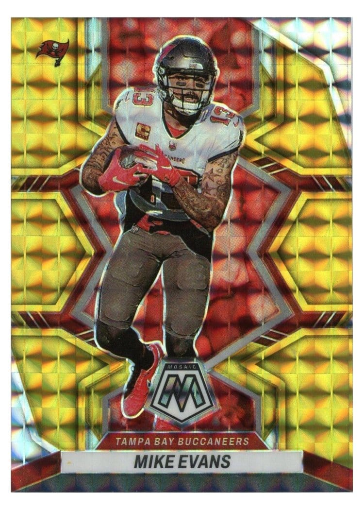 2022 Panini Mosaic Base Set Mike Evans #184 card
