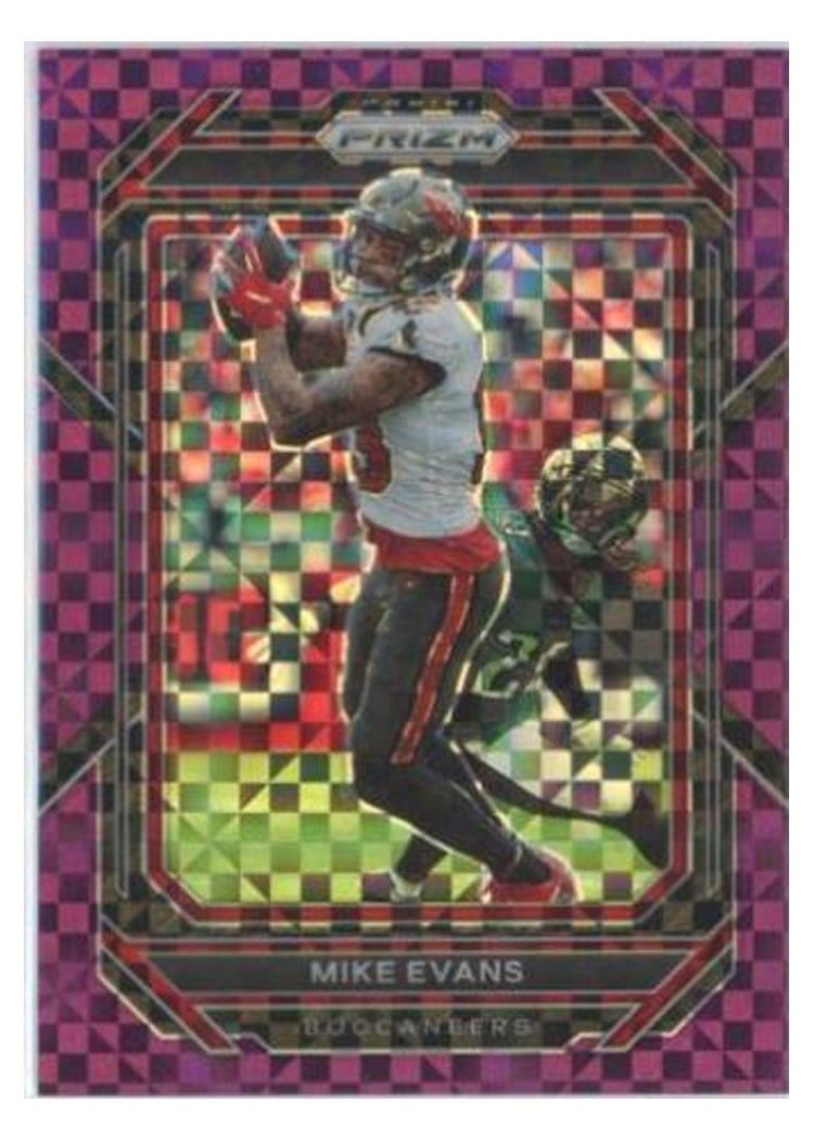 2022 Panini Prizm Base Set Mike Evans Purple Power #275 card