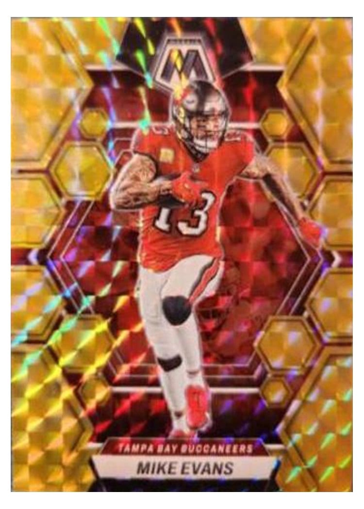 2023 Panini Mosaic Base Set Mike Evans Reactive Yellow #227 card