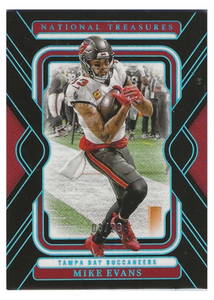 2024 Panini National Treasures Base Set Mike Evans #93 card
