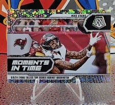 2025 Panini Mosaic Moments in Time Mike Evans #9 card