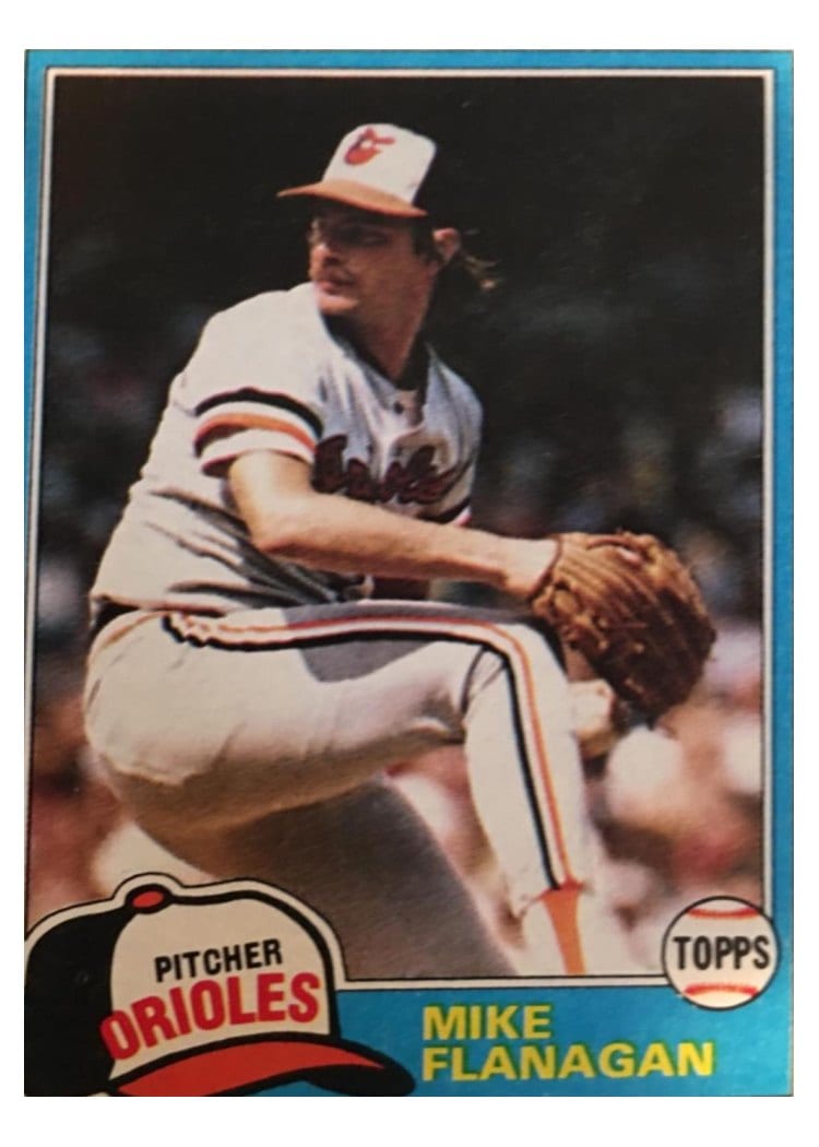 1981 Topps Mike Flanagan #10 card