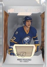2024-25 Upper Deck Engrained Icons Cuts of Class Relics Mike Foligno #CC-MF card