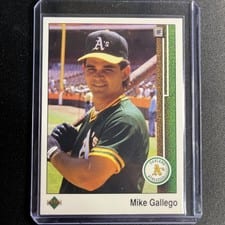 1989 Upper Deck Mike Gallego #583 card