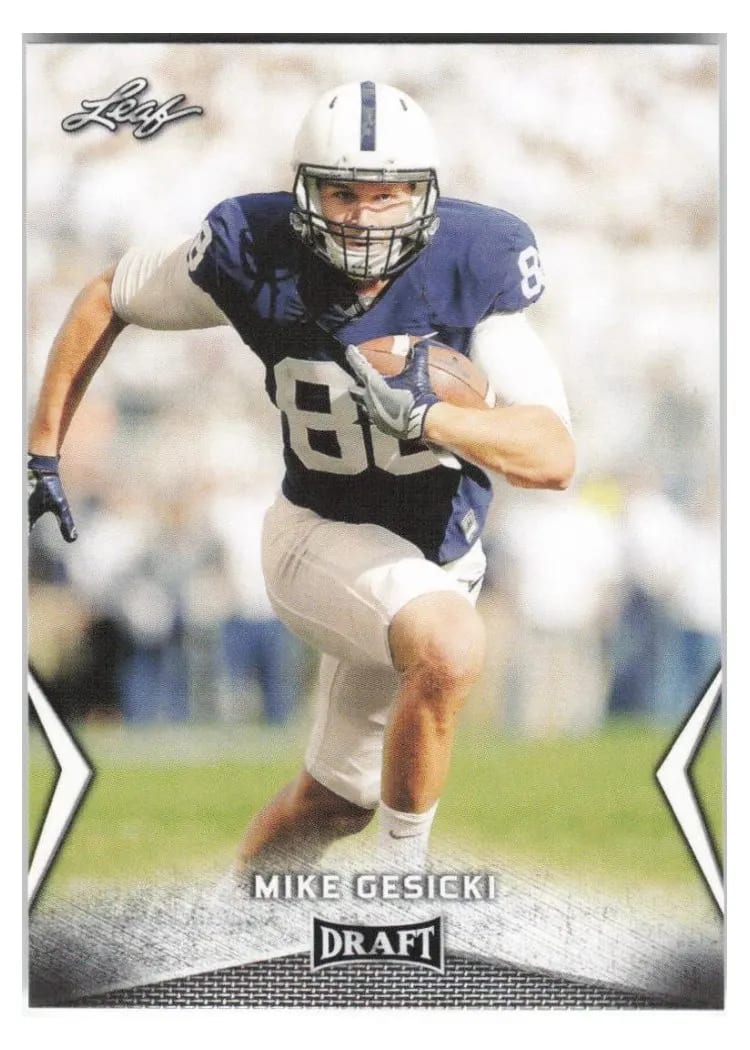 2018 Leaf Draft Mike Gesicki #42 card