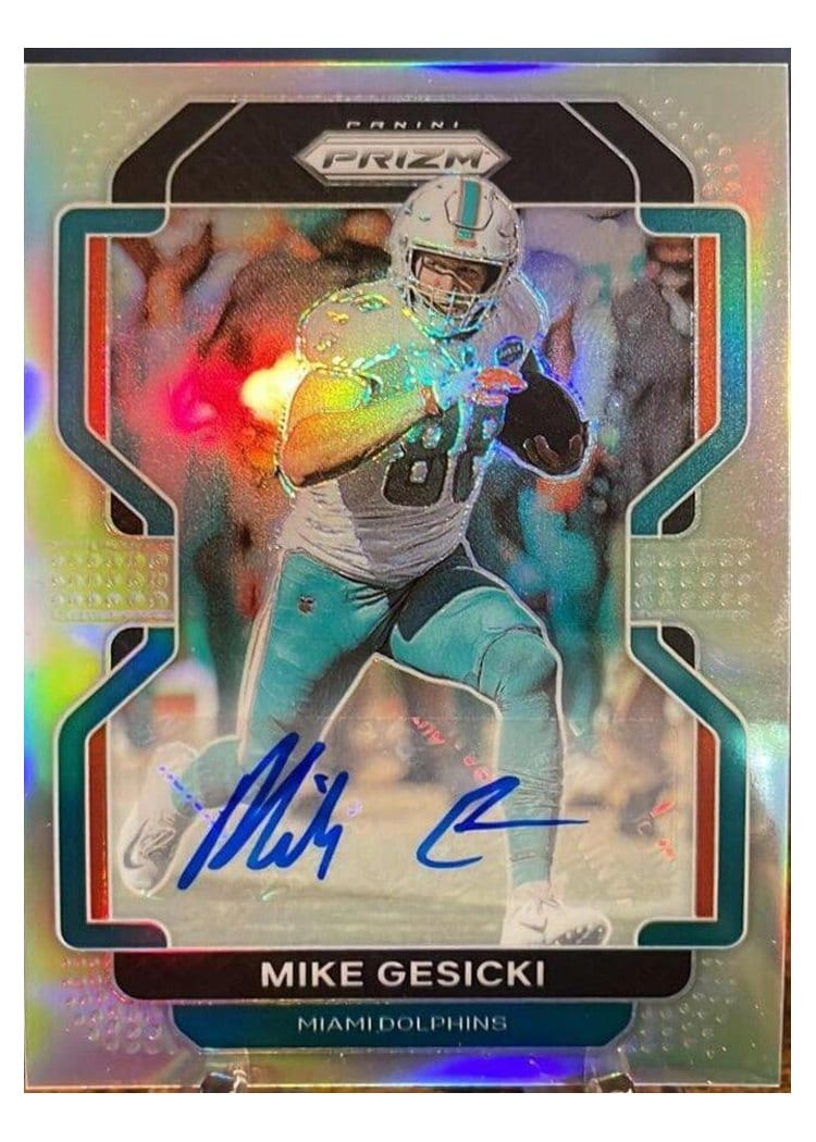 2021 Panini Prizm Base Set Mike Gesicki #106 card
