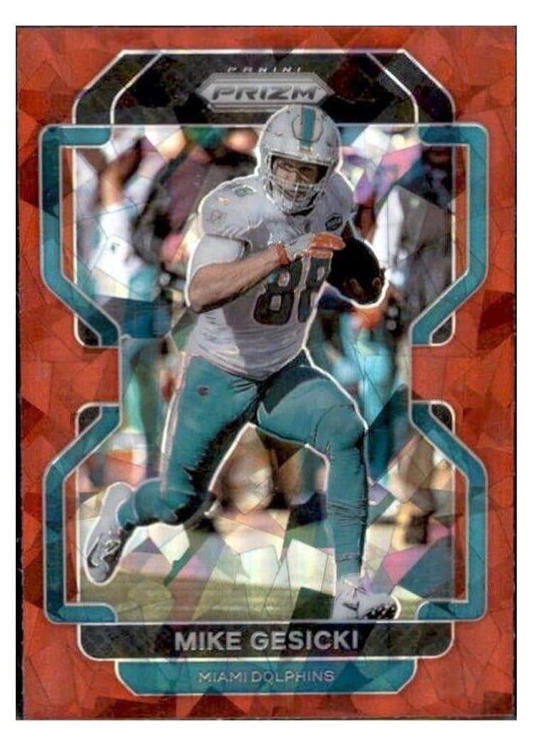 2021 Panini Prizm Base Set Mike Gesicki #106 card