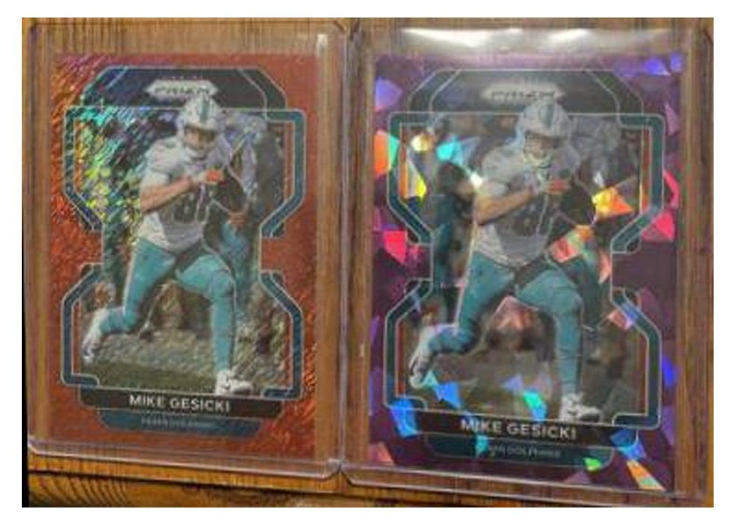 2021 Panini Prizm Base Set Mike Gesicki #106 card