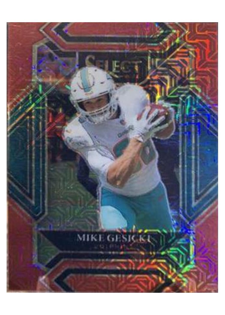 2021 Panini Select Base Set Mike Gesicki Red #222 card