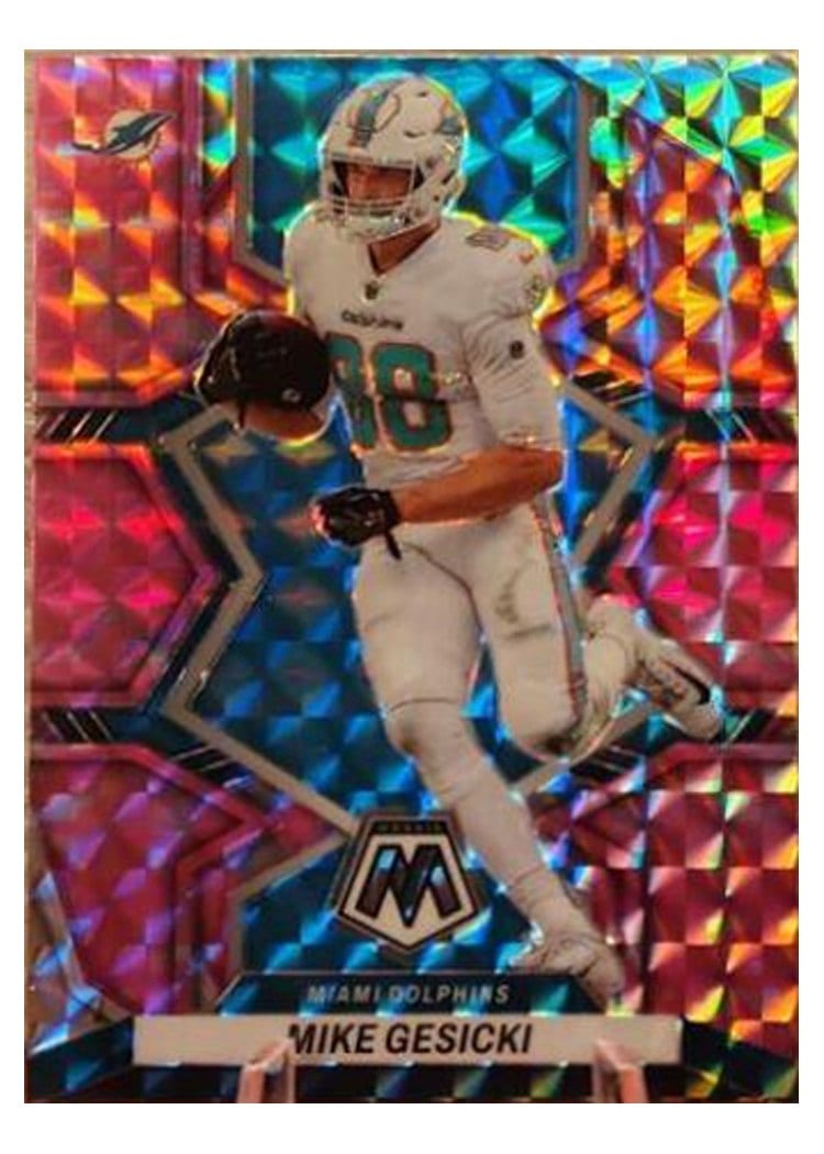 2022 Panini Mosaic Base Set Mike Gesicki #123 card