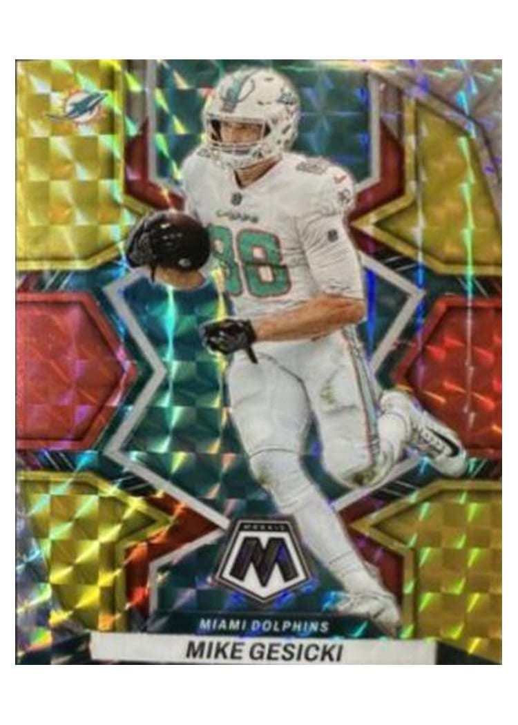 2022 Panini Mosaic Base Set Mike Gesicki #123 card