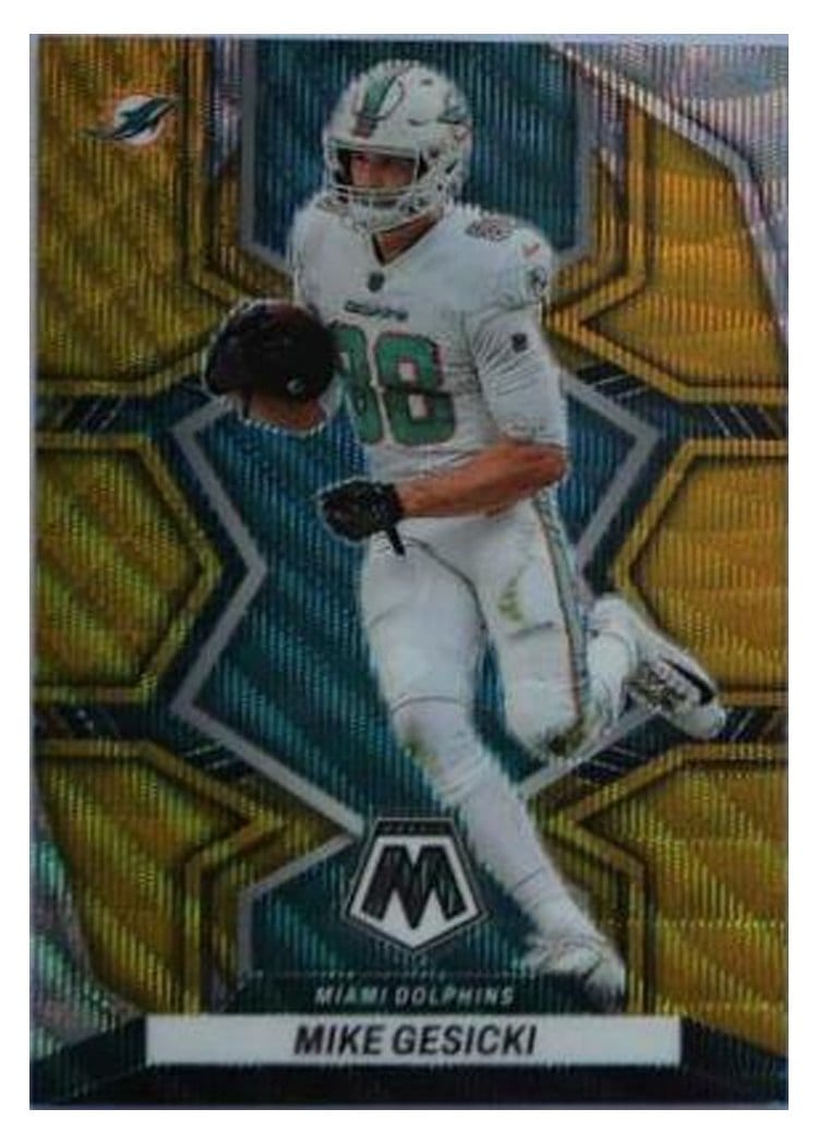 2022 Panini Mosaic Base Set Mike Gesicki #123 card