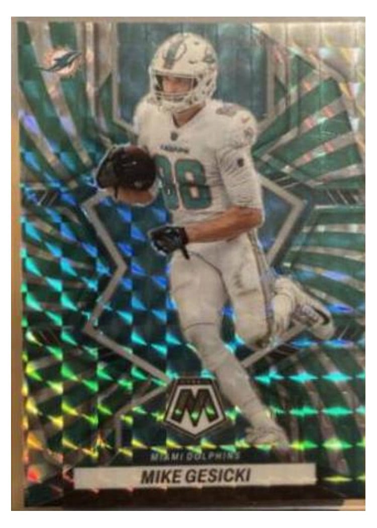 2022 Panini Mosaic Base Set Mike Gesicki #123 card