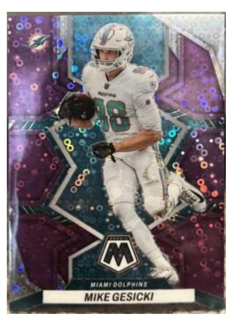 2022 Panini Mosaic Base Set Mike Gesicki #123 card