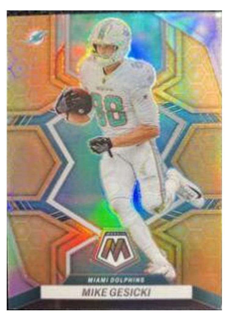 2022 Panini Mosaic Base Set Mike Gesicki #123 card