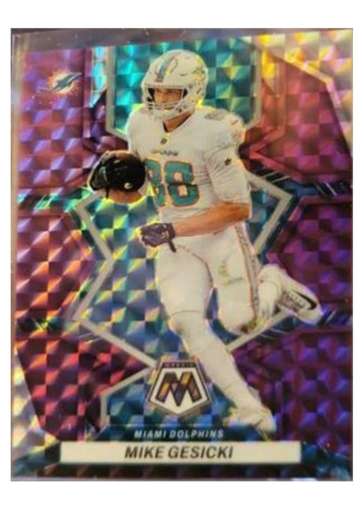 2022 Panini Mosaic Base Set Mike Gesicki #123 card