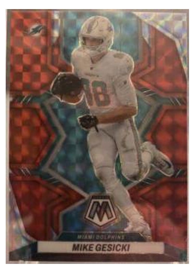 2022 Panini Mosaic Base Set Mike Gesicki #123 card