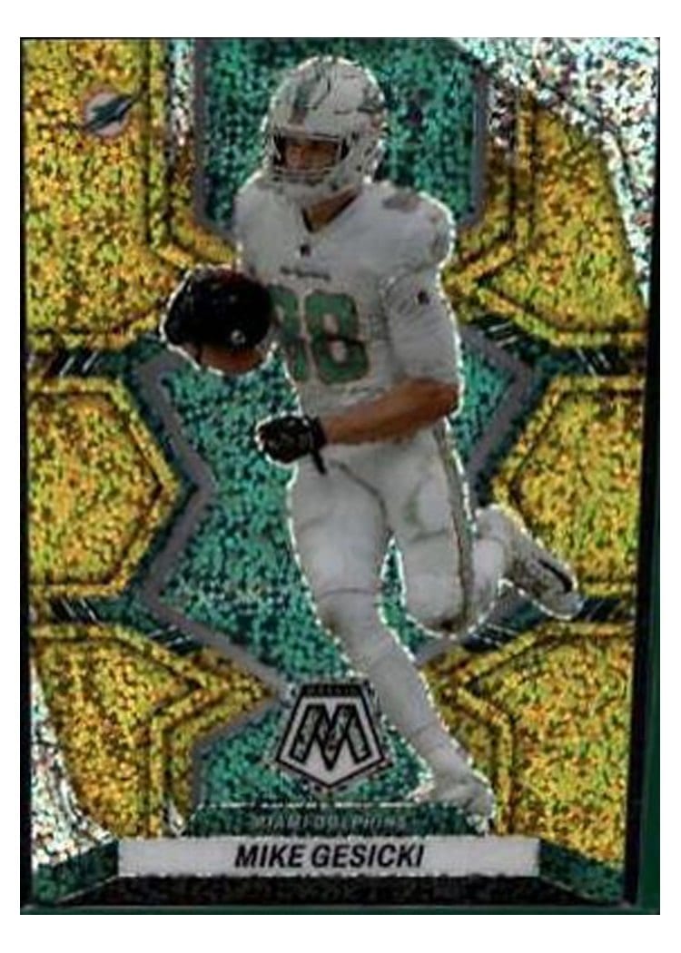 2022 Panini Mosaic Base Set Mike Gesicki #123 card