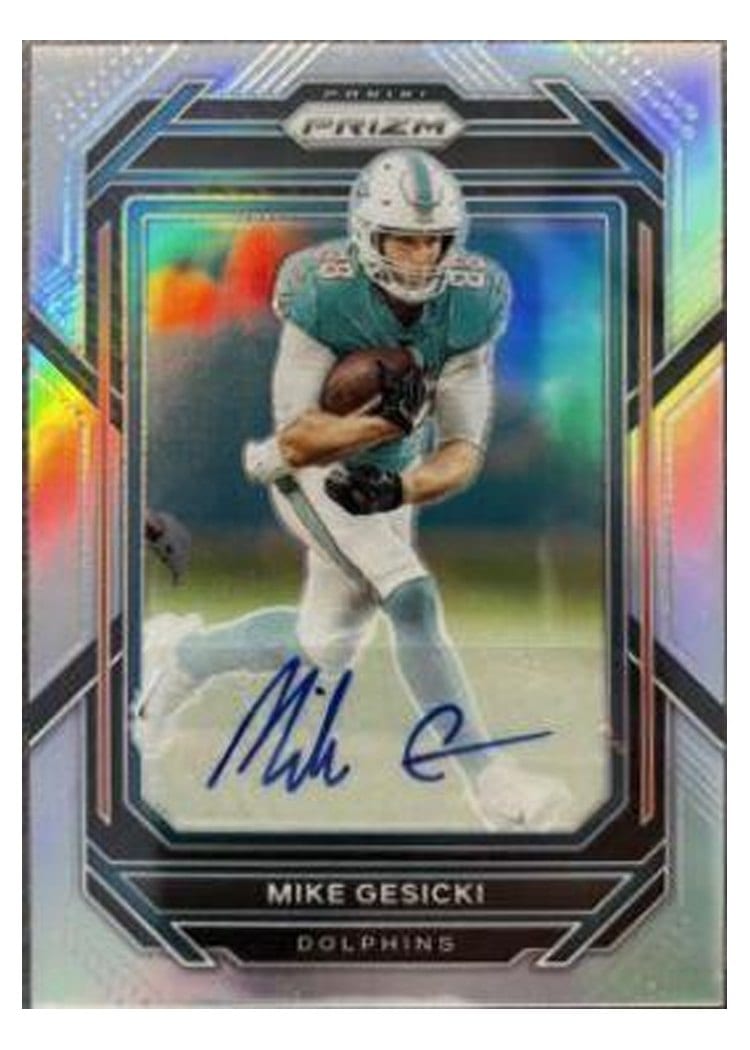 2022 Panini Prizm Base Set Mike Gesicki #182 card