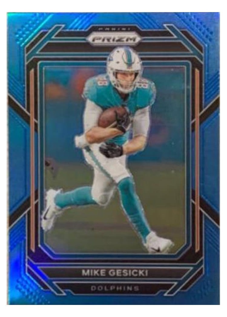 2022 Panini Prizm Base Set Mike Gesicki #182 card