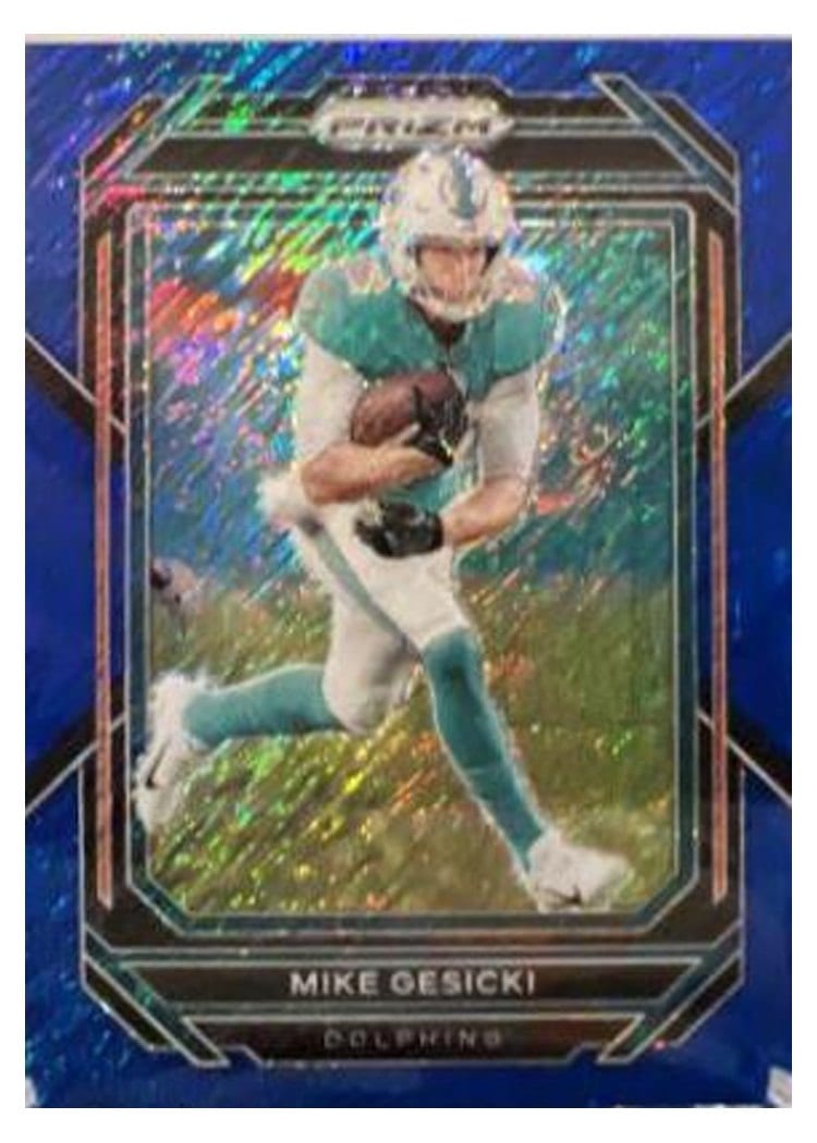 2022 Panini Prizm Base Set Mike Gesicki #182 card
