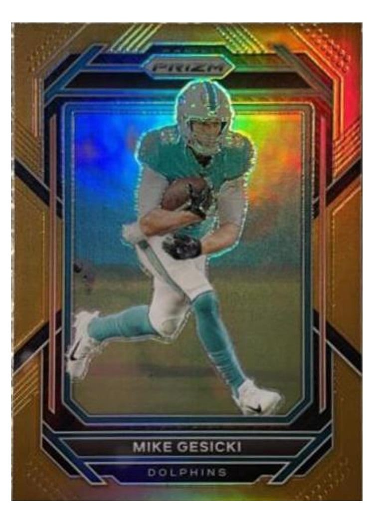 2022 Panini Prizm Base Set Mike Gesicki #182 card