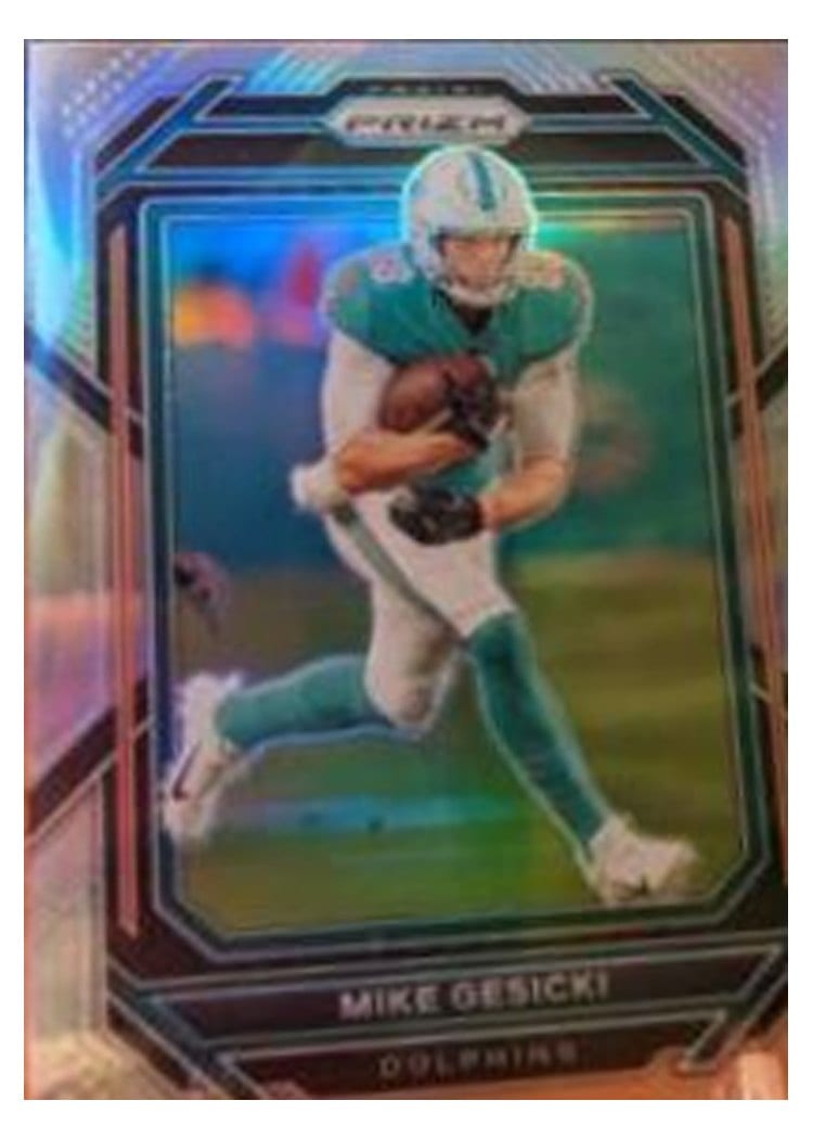 2022 Panini Prizm Base Set Mike Gesicki #182 card