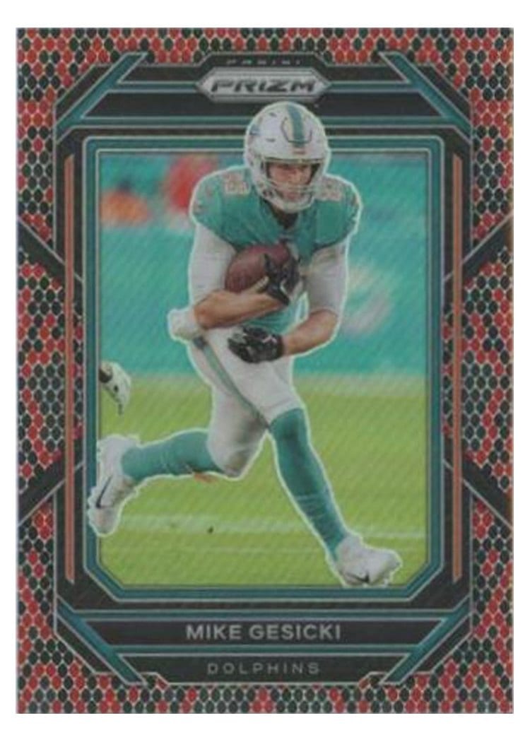 2022 Panini Prizm Base Set Mike Gesicki #182 card