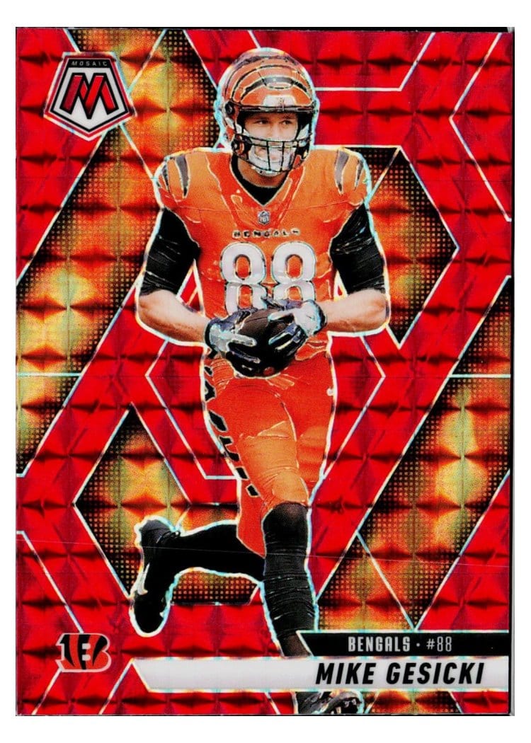 2025 Panini Mosaic Base Set Mike Gesicki #36 card