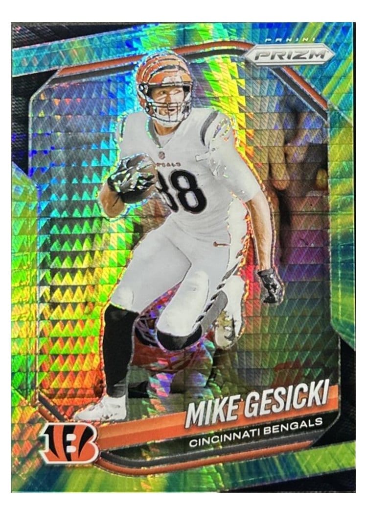 2025 Panini Prizm Base Set Mike Gesicki Hyper #79 card