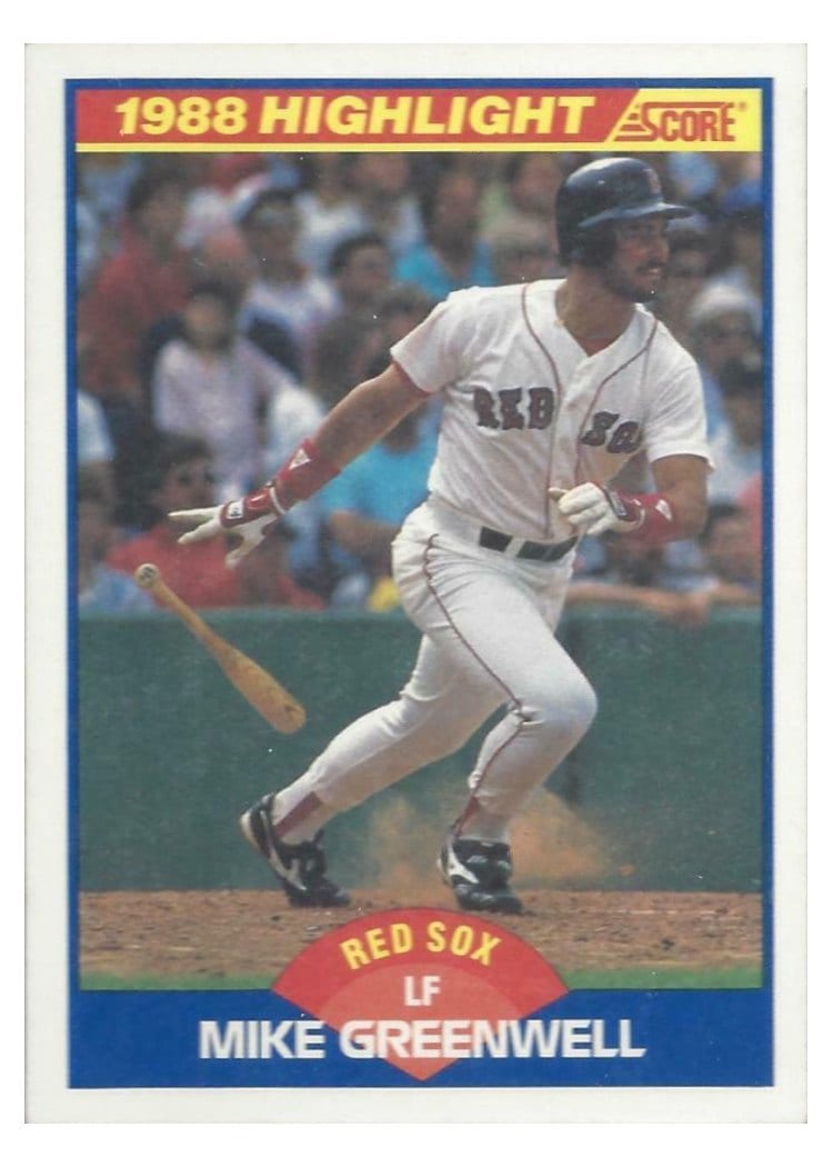 1989 Score Mike Greenwell #659 card