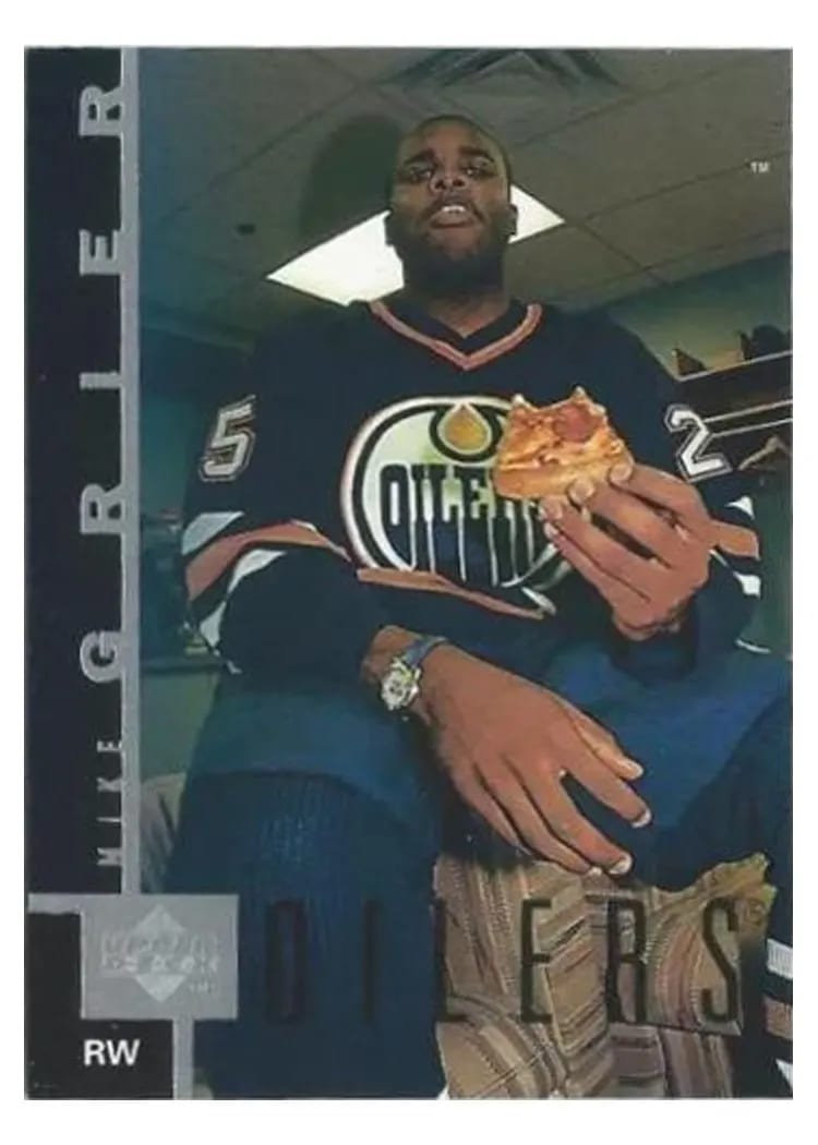 1997 Upper Deck Mike Grier #67 card
