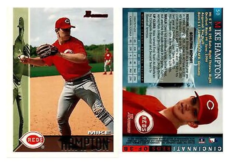 1995 Bowman Mike Hampton #50 card
